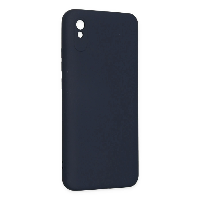 BFS  Xiaomi Redmi 9A Kılıf Nano içi Kadife Silikon - Lacivert