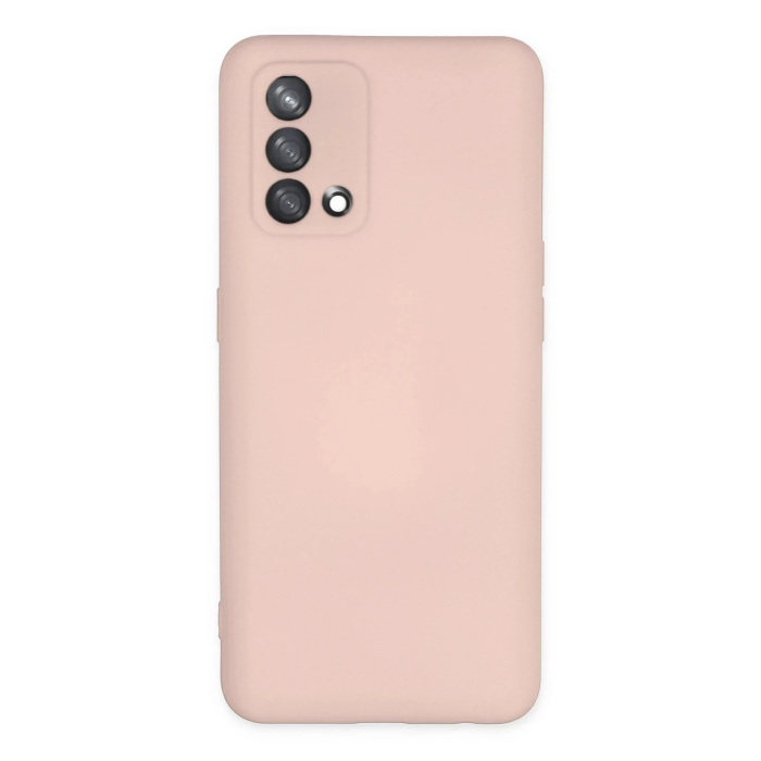 BFS  Oppo A74 4G Kılıf Nano içi Kadife Silikon - Pudra