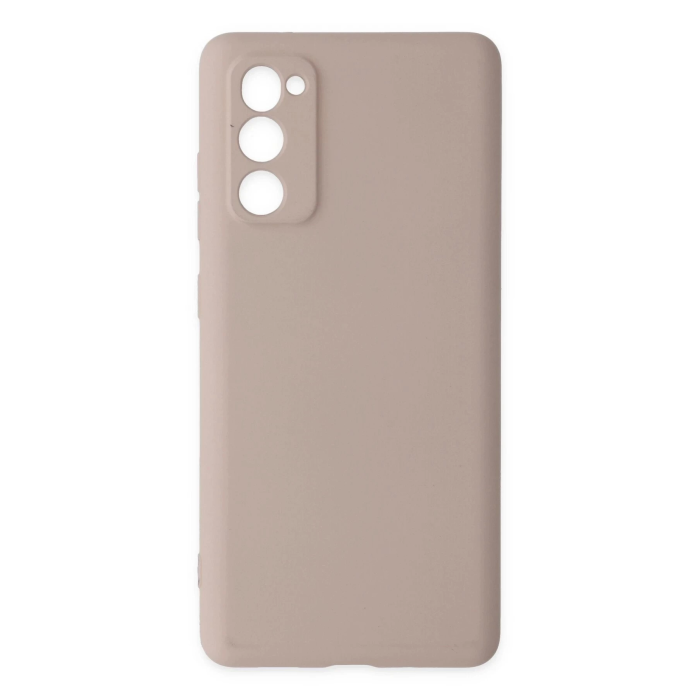 BFS  Samsung Galaxy S20 FE Kılıf Nano içi Kadife Silikon - Pudra