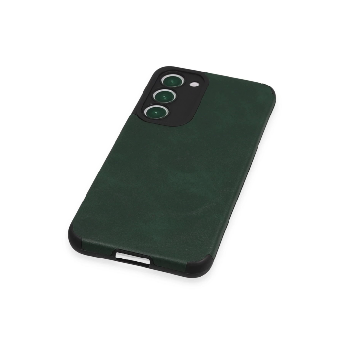 BFS  Samsung Galaxy S23 Plus Kılıf Loop Deri Silikon - Yeşil