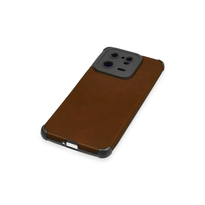 BFS  Xiaomi Mi 13 Pro Kılıf Loop Deri Silikon - Kahverengi