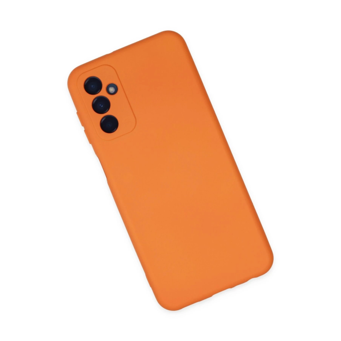 BFS  Samsung Galaxy M23 Kılıf Nano içi Kadife Silikon - Turuncu