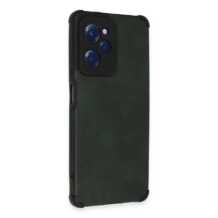 BFS  Xiaomi Poco X5 Pro 5G Kılıf Loop Deri Silikon - Yeşil