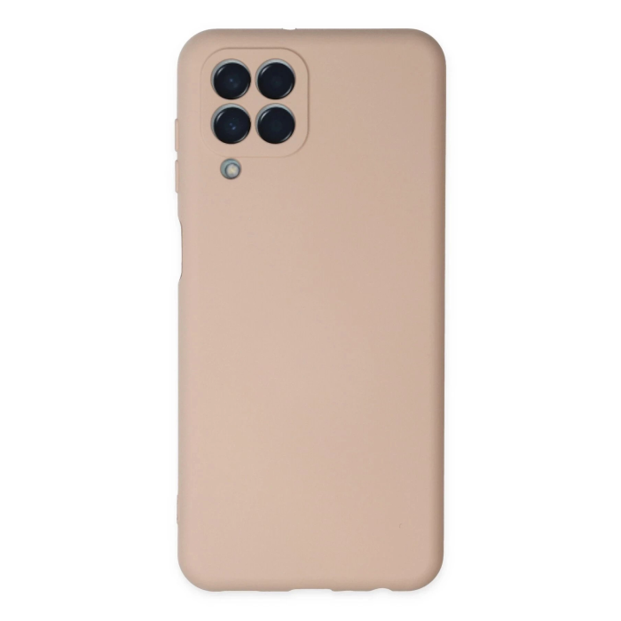 BFS  Samsung Galaxy M33 Kılıf Nano içi Kadife Silikon - Pudra