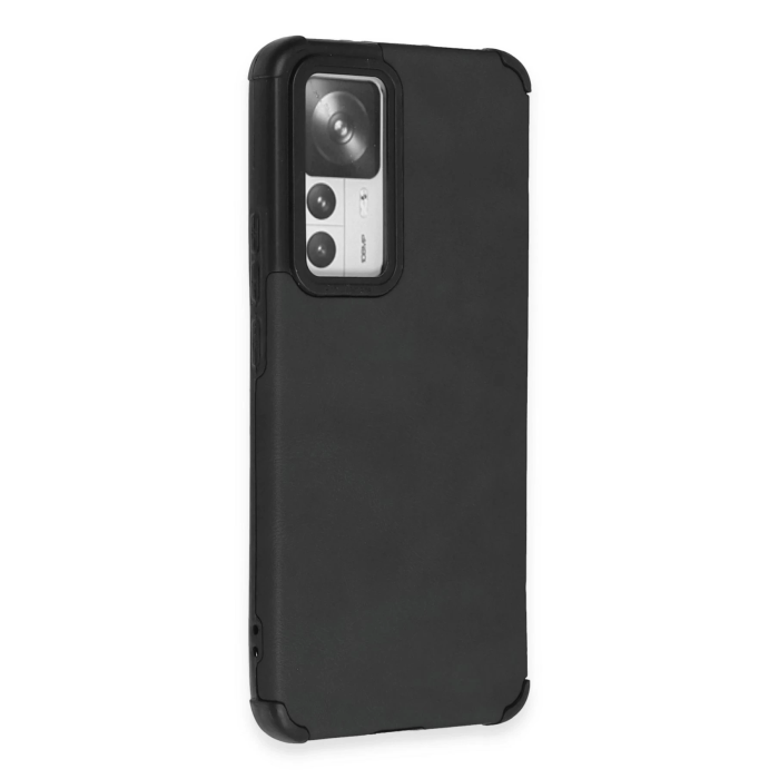 BFS  Xiaomi Mi 12T Kılıf Loop Deri Silikon - Siyah