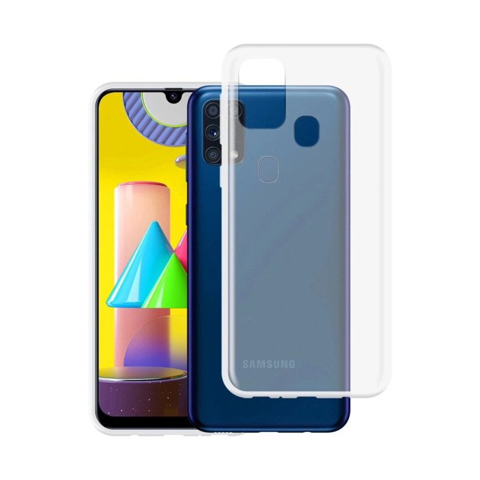 BFS  Samsung Galaxy M31 Kılıf Lüx Şeffaf Silikon