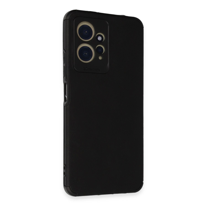 BFS  Xiaomi Redmi Note 12 4G Kılıf Loop Deri Silikon - Siyah