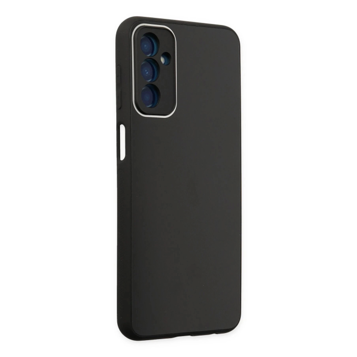 BFS  Samsung Galaxy M23 Kılıf Glass Kapak - Siyah