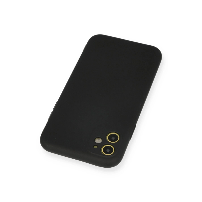 BFS  iPhone 11 Kılıf Nano içi Kadife Silikon - Siyah
