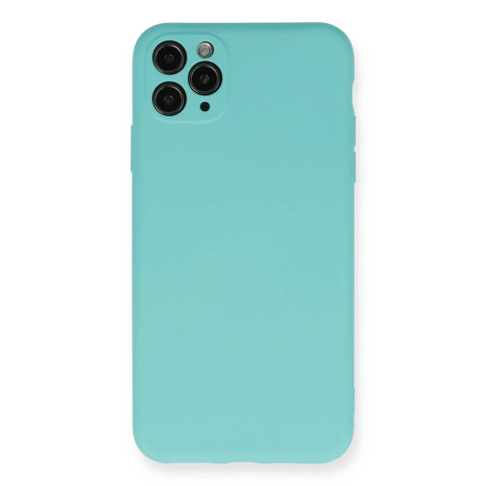 BFS  iPhone 11 Pro Max Kılıf Nano içi Kadife Silikon - Turkuaz