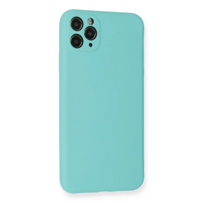BFS  iPhone 11 Pro Max Kılıf Nano içi Kadife Silikon - Turkuaz