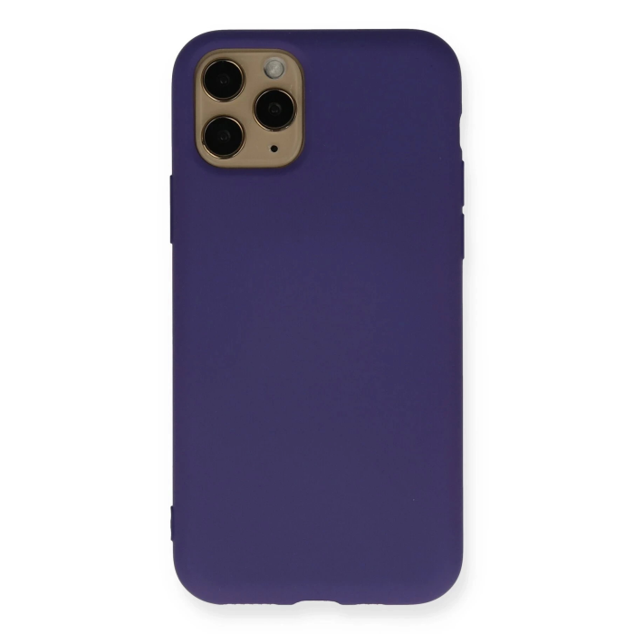 BFS  iPhone 11 Pro Max Kılıf Nano içi Kadife Silikon - Mor