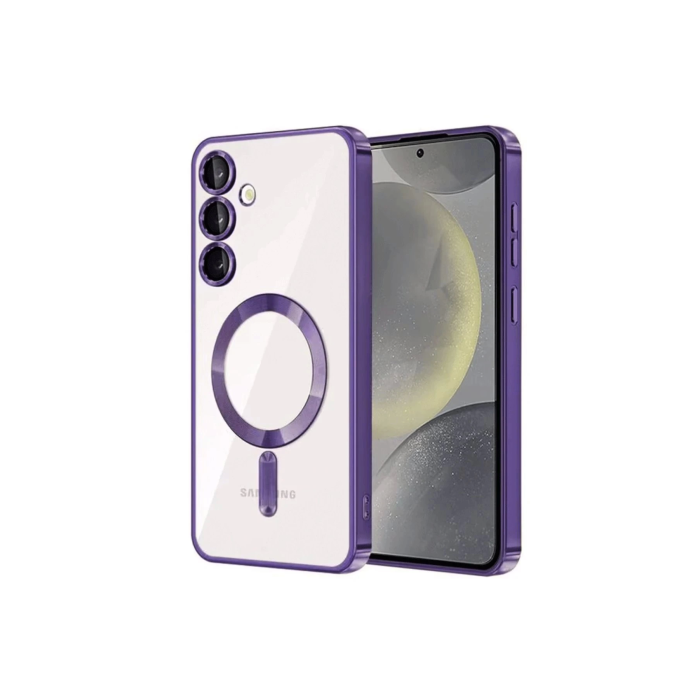 BFS  Samsung Galaxy S24 Kılıf Kross Magneticsafe Kapak - Mor