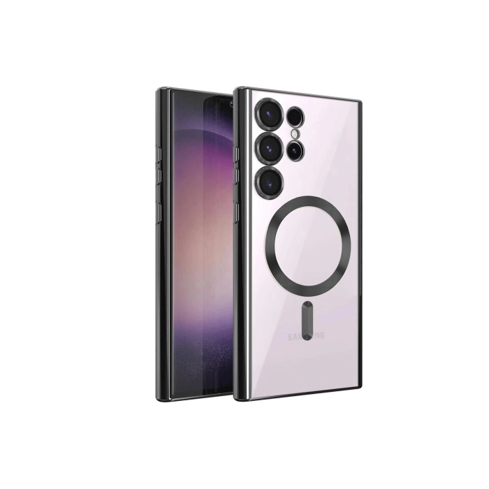 BFS  Samsung Galaxy S24 Ultra Kılıf Kross Magneticsafe Kapak - Siyah