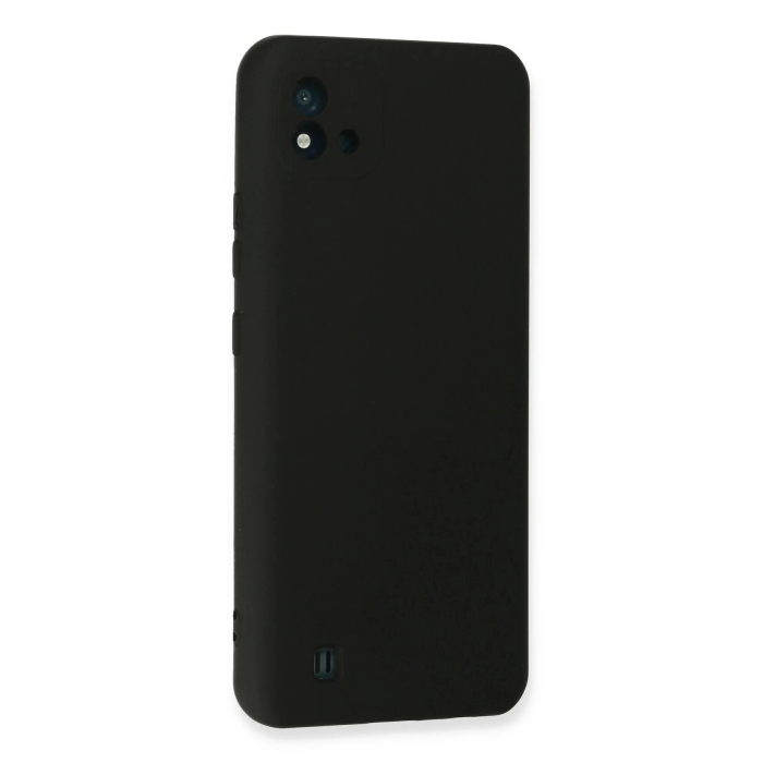 BFS  Realme C11 2021 Kılıf Nano içi Kadife Silikon - Siyah