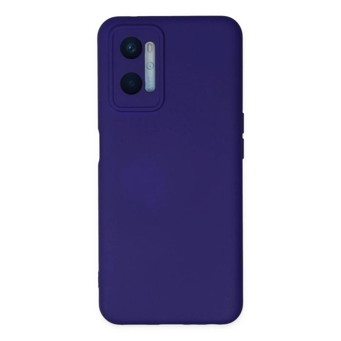 BFS  Oppo A96 Kılıf Nano içi Kadife Silikon - Mor