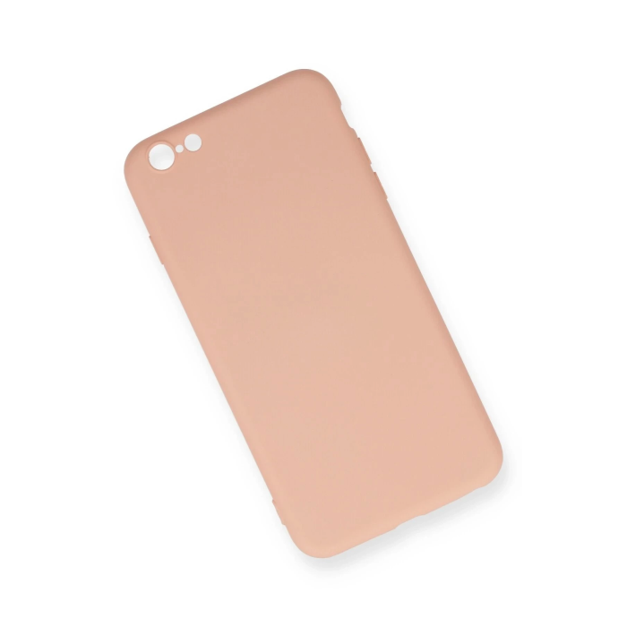 BFS  iPhone 6 Plus Kılıf Nano içi Kadife Silikon - Pudra