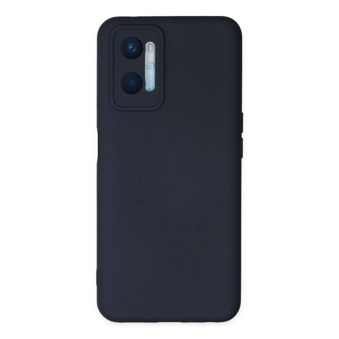 BFS  Oppo A96 Kılıf Nano içi Kadife Silikon - Lacivert