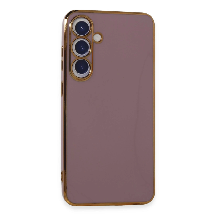 BFS  Samsung Galaxy S24 Plus Kılıf Volet Silikon - Mor