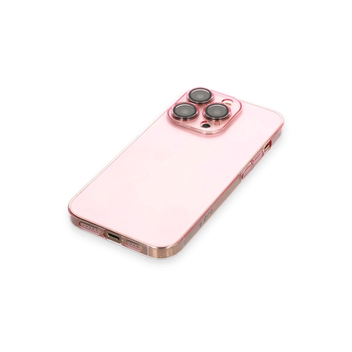 BFS  iPhone 14 Pro Max Kılıf Armada Lensli Kapak - Rose Gold