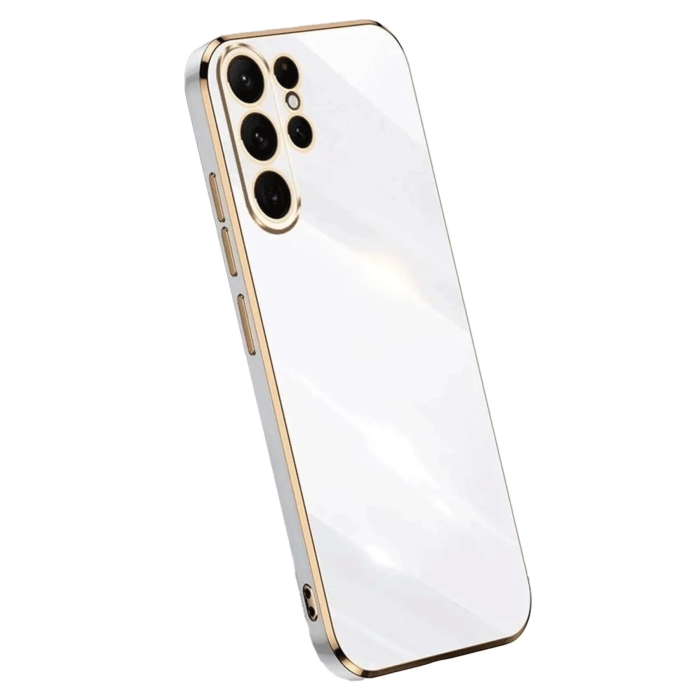 BFS  Samsung Galaxy S24 Ultra Kılıf Volet Silikon - Beyaz