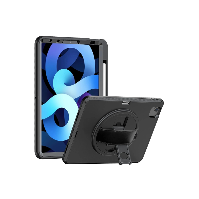 BFS  iPad 2022 10.9 (10.nesil) Kılıf Hand Strap Tablet Kılıfı - Siyah