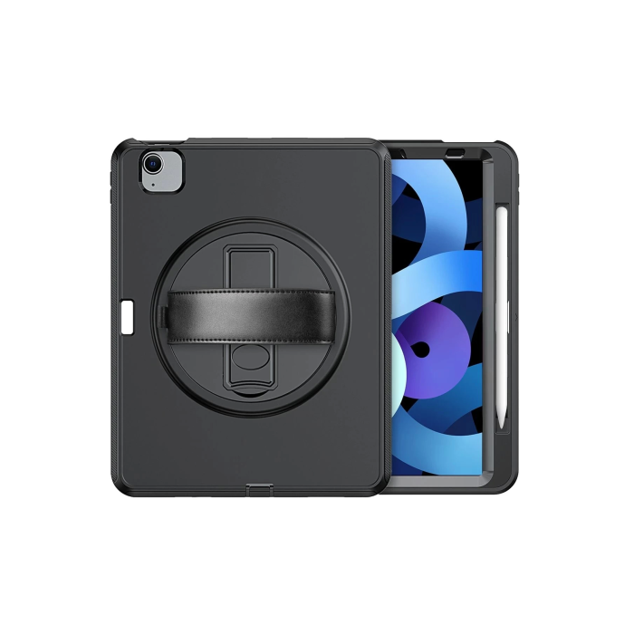 BFS  iPad 2022 10.9 (10.nesil) Kılıf Hand Strap Tablet Kılıfı - Siyah