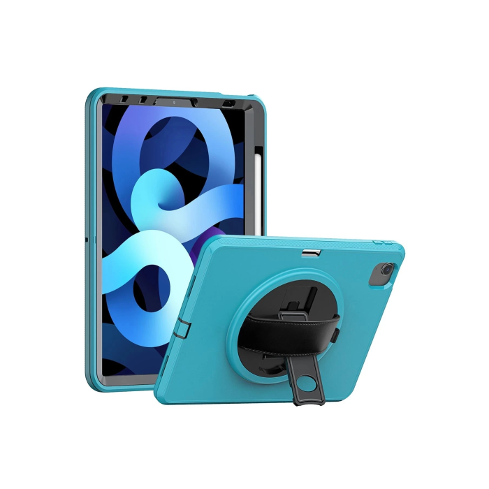 BFS  iPad 2022 10.9 (10.nesil) Kılıf Hand Strap Tablet Kılıfı - Turkuaz