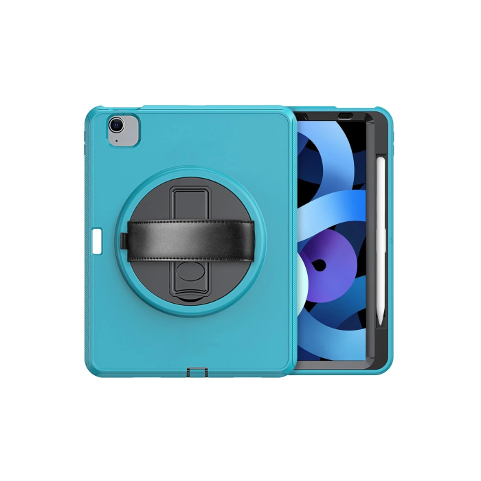 BFS  iPad 2022 10.9 (10.nesil) Kılıf Hand Strap Tablet Kılıfı - Turkuaz