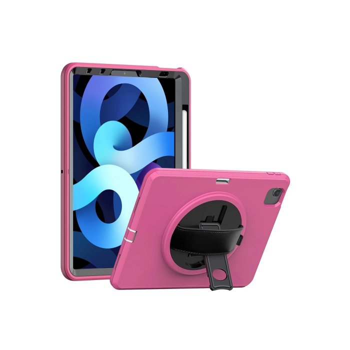 BFS  iPad 2022 10.9 (10.nesil) Kılıf Hand Strap Tablet Kılıfı - Pembe
