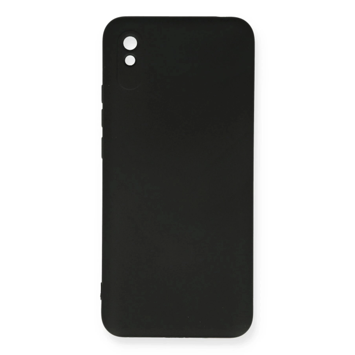 BFS  Xiaomi Redmi 9A Kılıf Nano içi Kadife Silikon - Siyah