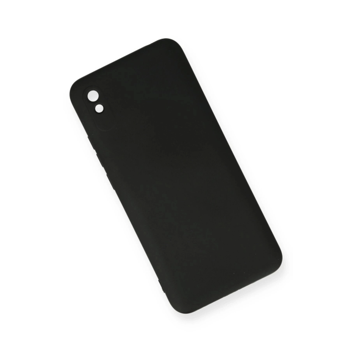 BFS  Xiaomi Redmi 9A Kılıf Nano içi Kadife Silikon - Siyah