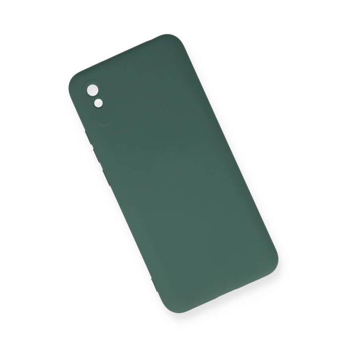 BFS  Xiaomi Redmi 9A Kılıf Nano içi Kadife Silikon - Koyu Yeşil