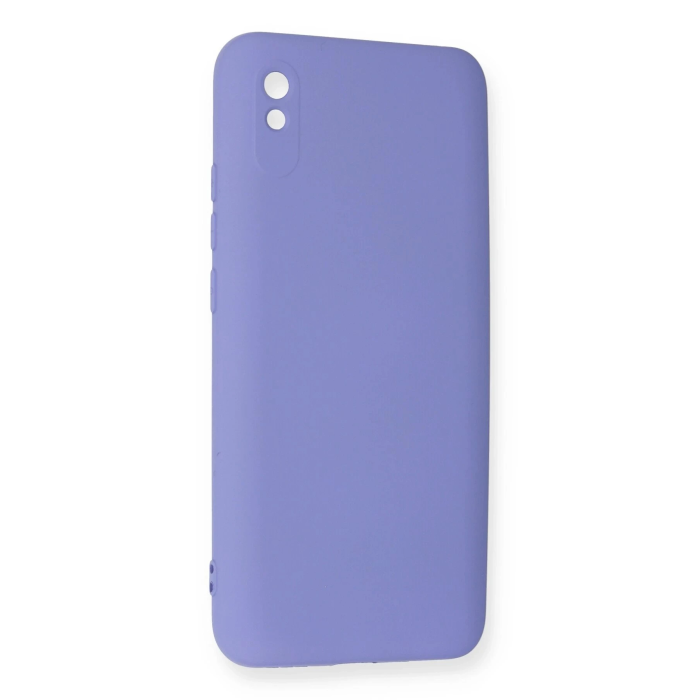 BFS  Xiaomi Redmi 9A Kılıf Nano içi Kadife Silikon - Lila