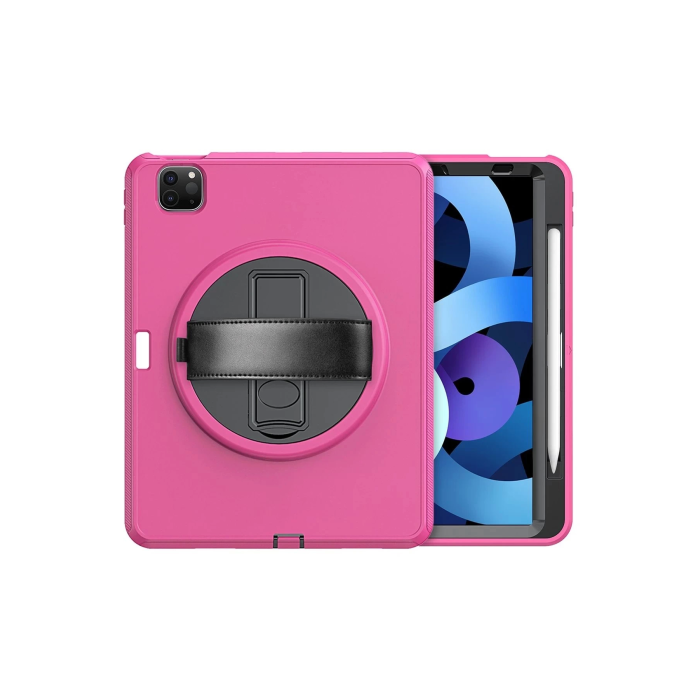BFS  iPad Pro 11 (2018) Kılıf Hand Strap Tablet Kılıfı - Pembe