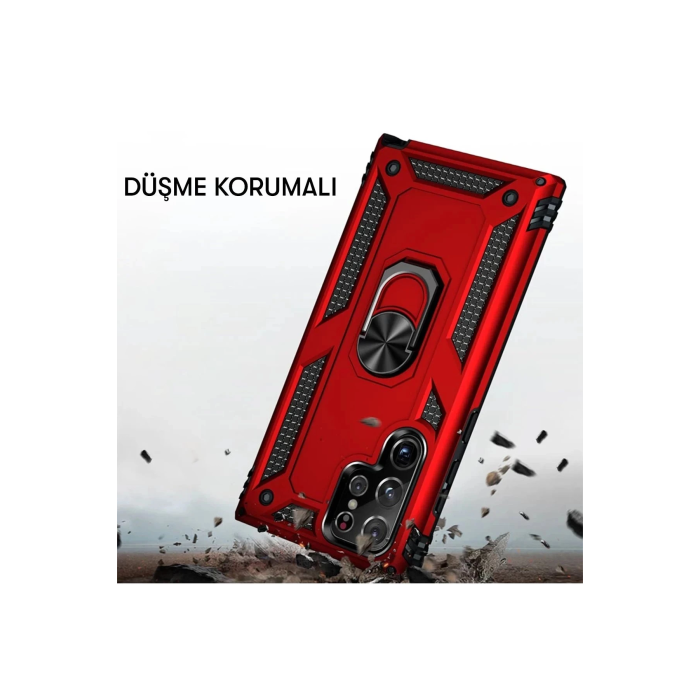 BFS  Samsung Galaxy A14 4G Kılıf Sofya Yüzüklü Silikon Kapak - Rose