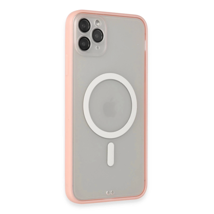 BFS  iPhone 11 Pro Max Kılıf Grand Magneticsafe Kapak - Pembe