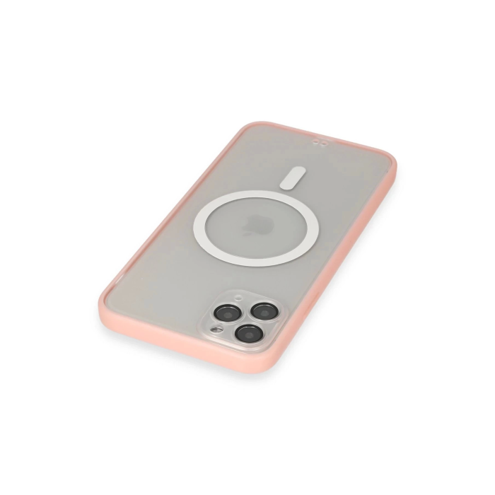 BFS  iPhone 11 Pro Max Kılıf Grand Magneticsafe Kapak - Pembe