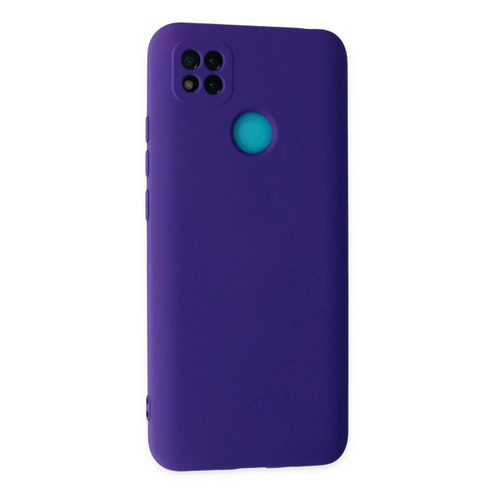 BFS  Xiaomi Redmi 9C Kılıf Nano içi Kadife Silikon - Mor
