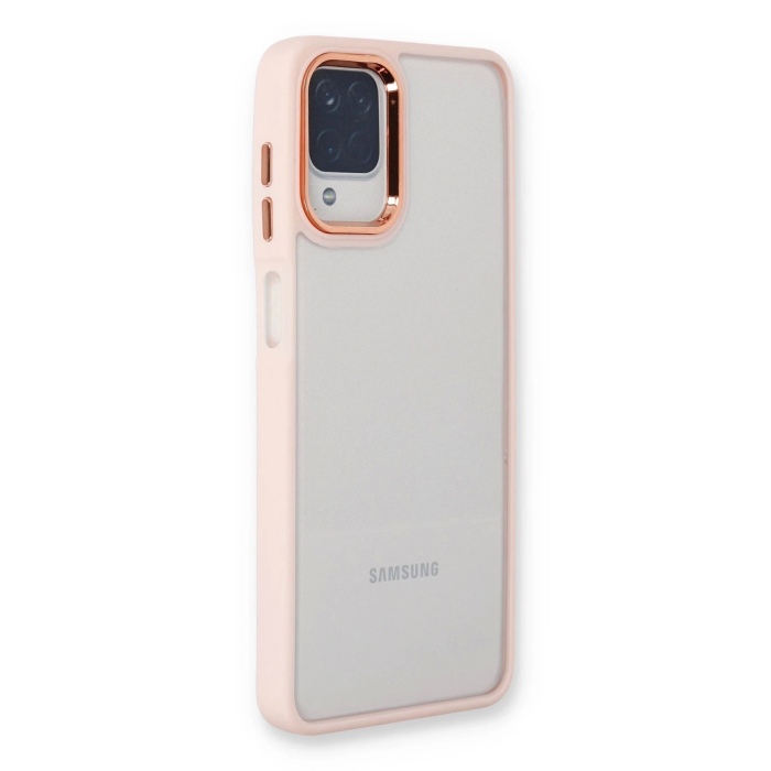BFS  Samsung Galaxy A22 Kılıf Dora Kapak - Pudra