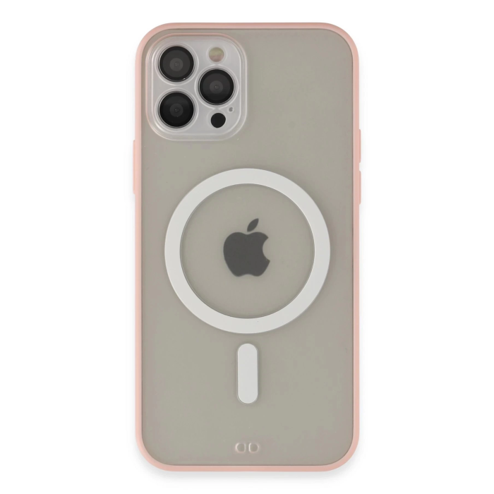BFS  iPhone 12 Pro Kılıf Grand Magneticsafe Kapak - Pembe