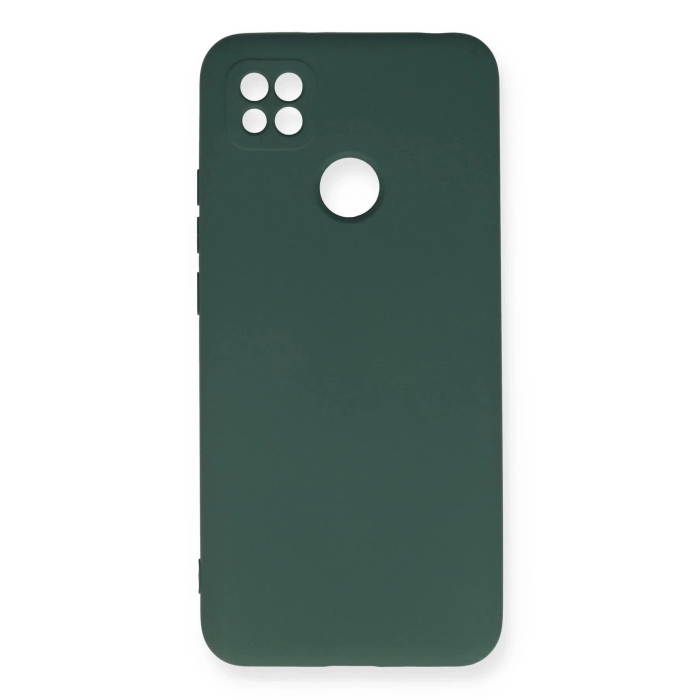 BFS  Xiaomi Redmi 9C Kılıf Nano içi Kadife Silikon - Koyu Yeşil