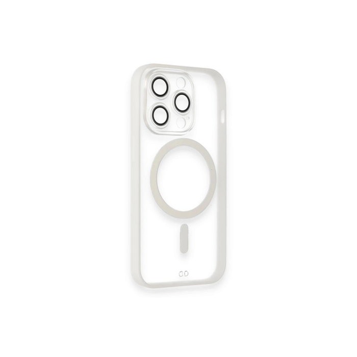 BFS  iPhone 13 Pro Kılıf Grand Magneticsafe Kapak - Beyaz