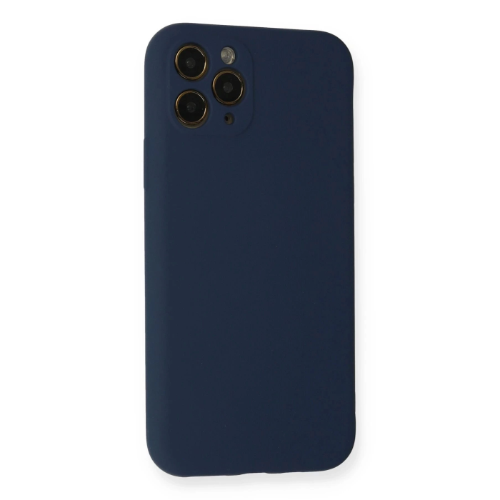 BFS  iPhone 11 Pro Kılıf Nano içi Kadife Silikon - Lacivert
