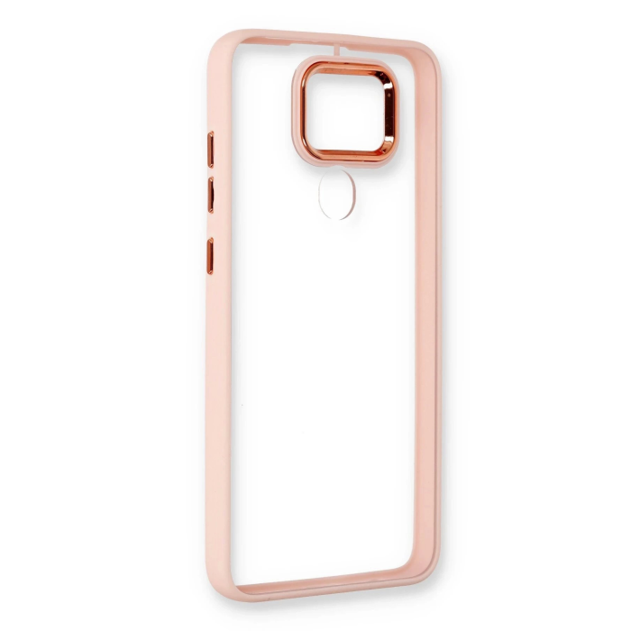 BFS  Xiaomi Redmi Note 9 Kılıf Dora Kapak - Pudra