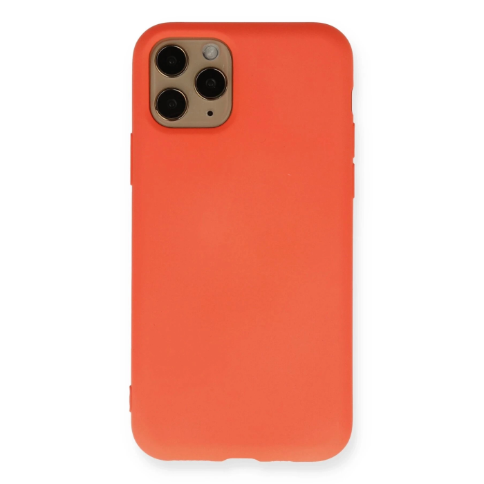 BFS  iPhone 11 Pro Kılıf Nano içi Kadife Silikon - Turuncu