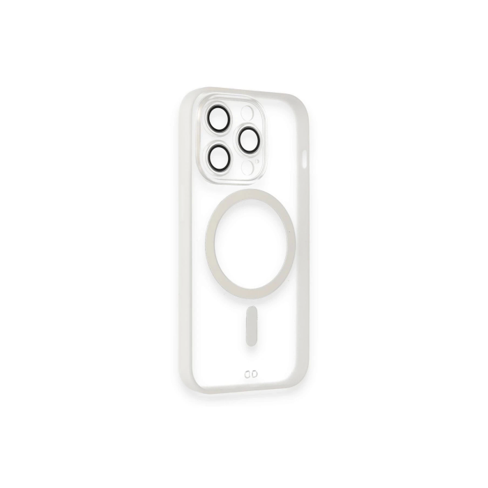 BFS  iPhone 13 Pro Max Kılıf Grand Magneticsafe Kapak - Beyaz