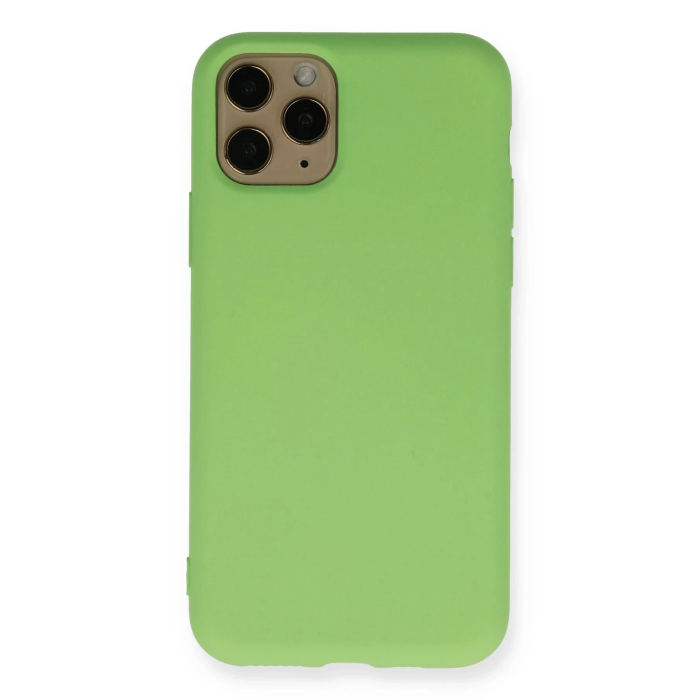 BFS  iPhone 11 Pro Kılıf Nano içi Kadife Silikon - Yeşil