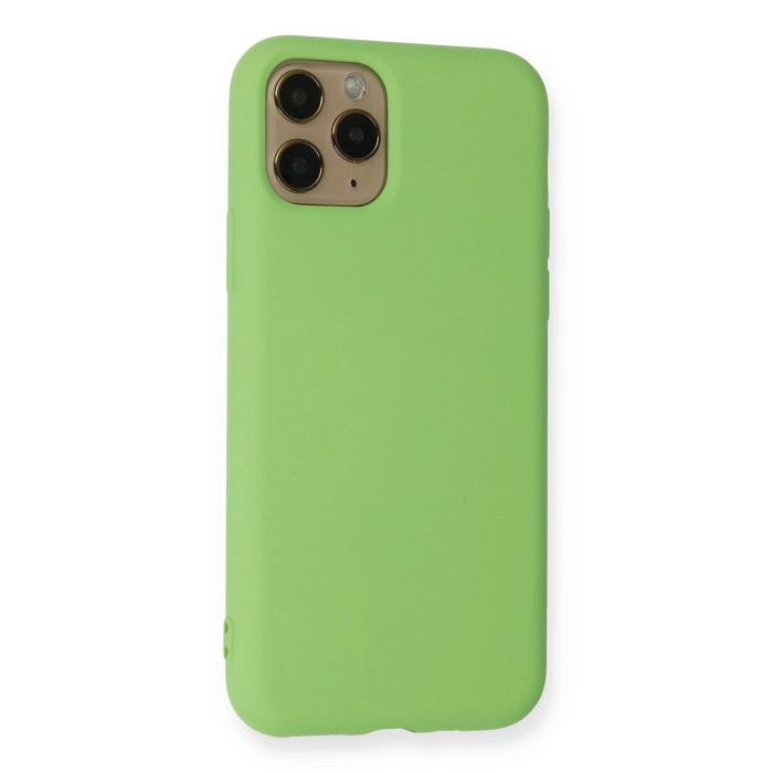 BFS  iPhone 11 Pro Kılıf Nano içi Kadife Silikon - Yeşil