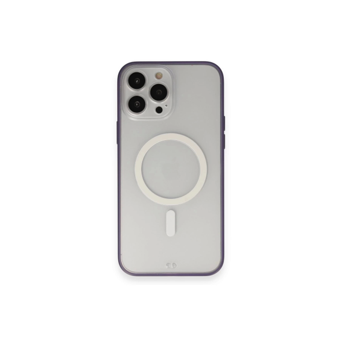 BFS  iPhone 14 Pro Max Kılıf Grand Magneticsafe Kapak - Mor